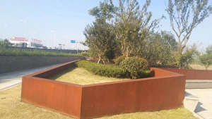 港闸耐候钢挡土墙